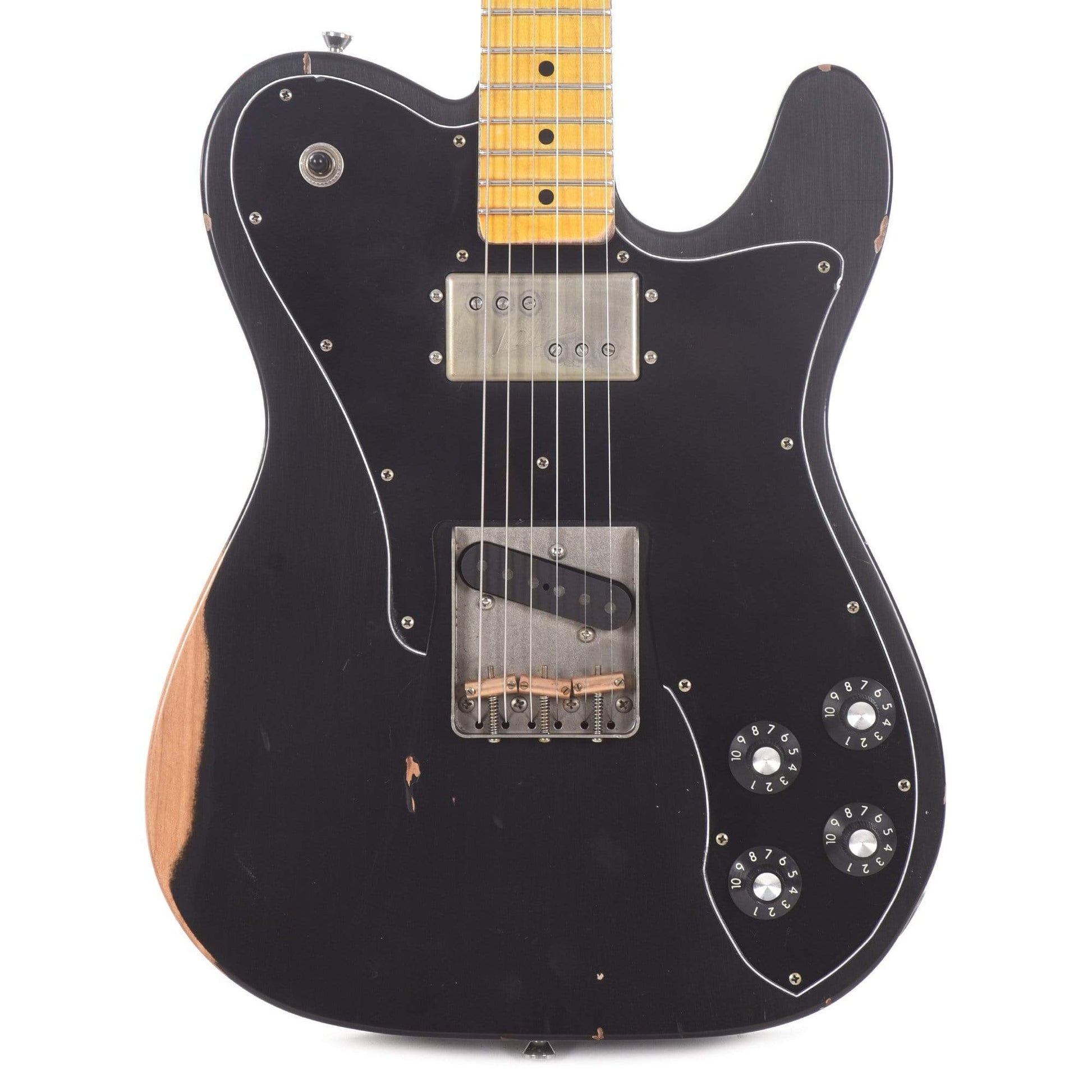 Nash TC-72 Black Medium Relic w/3-Ply Black Pickguard & Lollar Pickups Electric Guitars / Solid Body