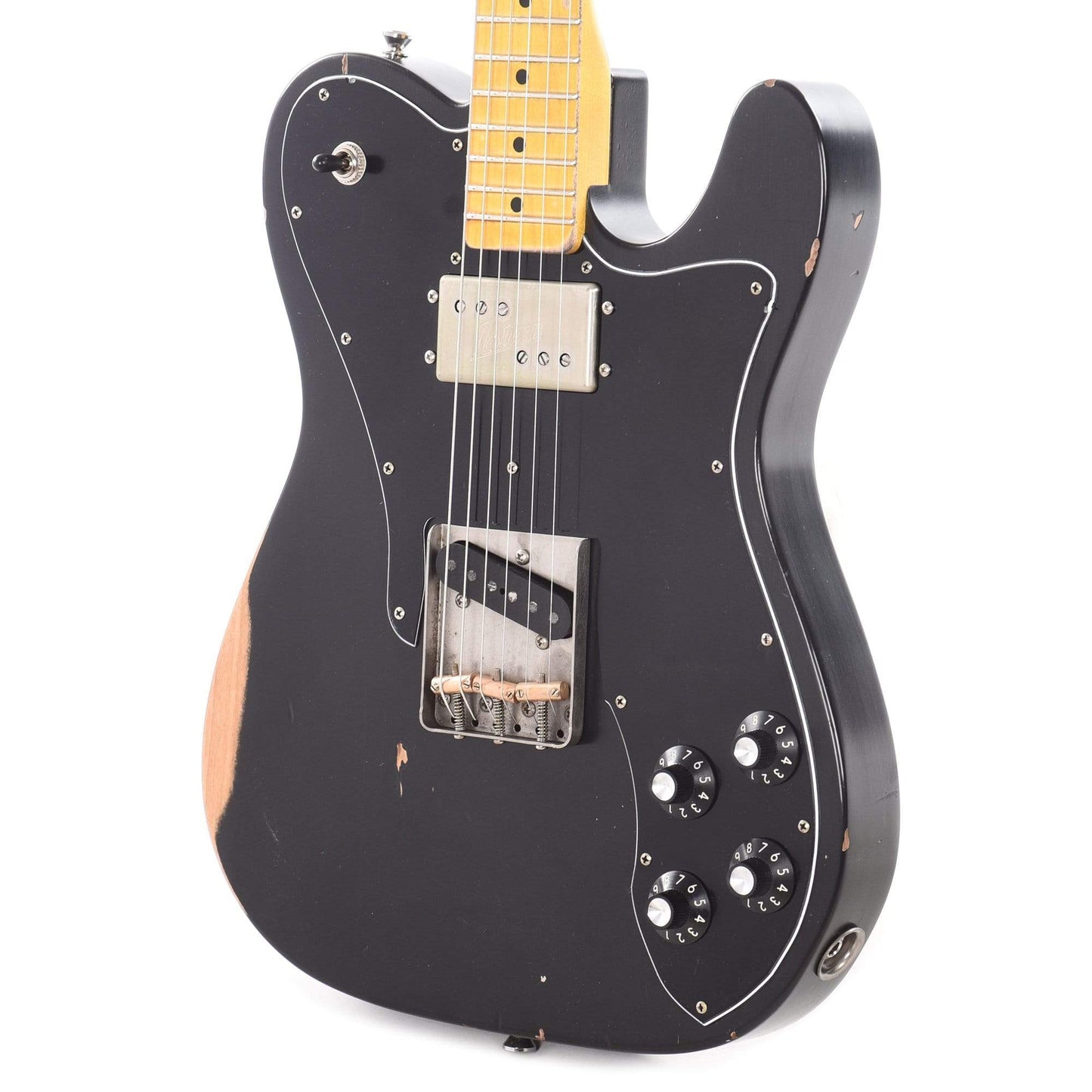 Nash TC-72 Black Medium Relic w/3-Ply Black Pickguard & Lollar Pickups Electric Guitars / Solid Body