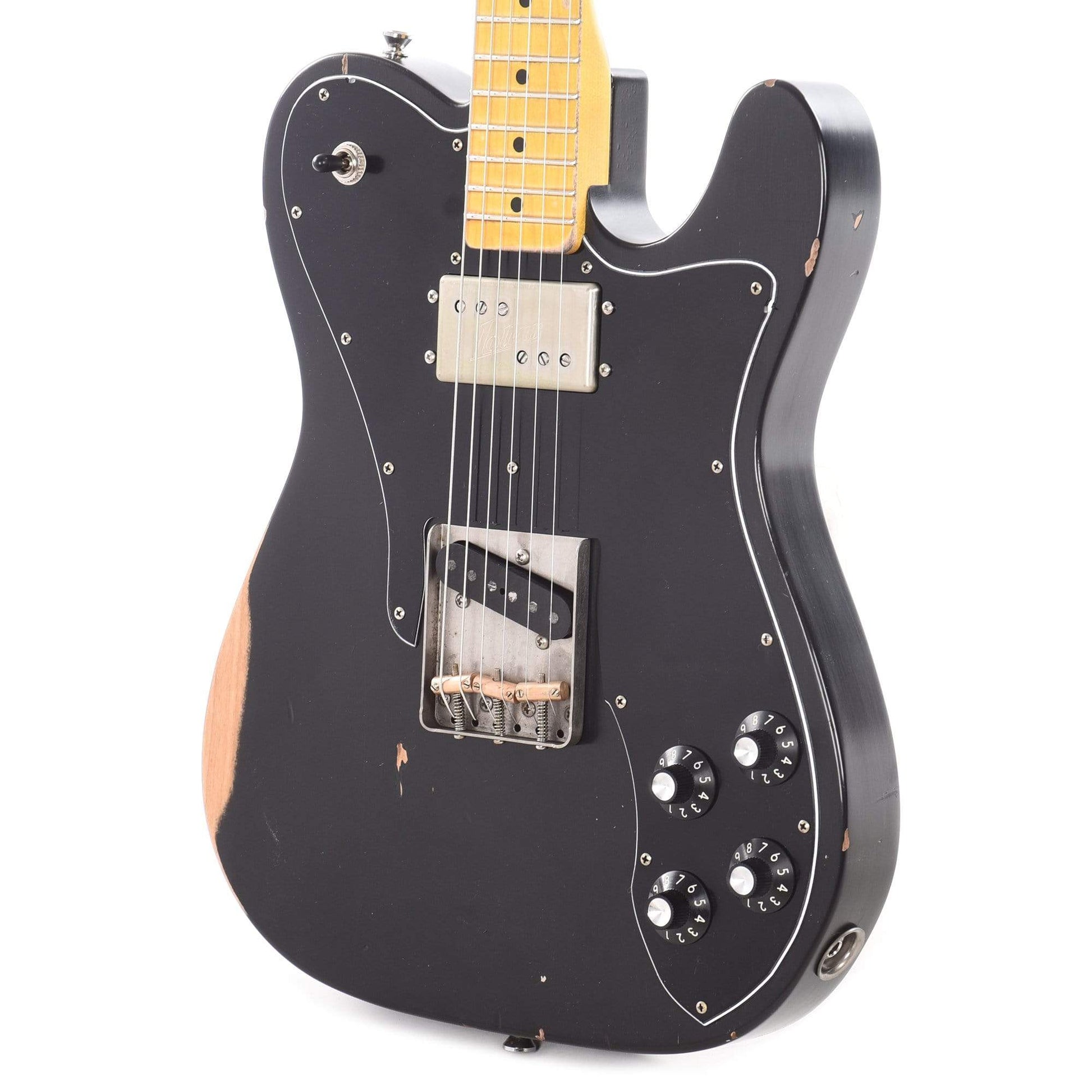 Nash TC-72 Black Medium Relic w/3-Ply Black Pickguard & Lollar Pickups Electric Guitars / Solid Body