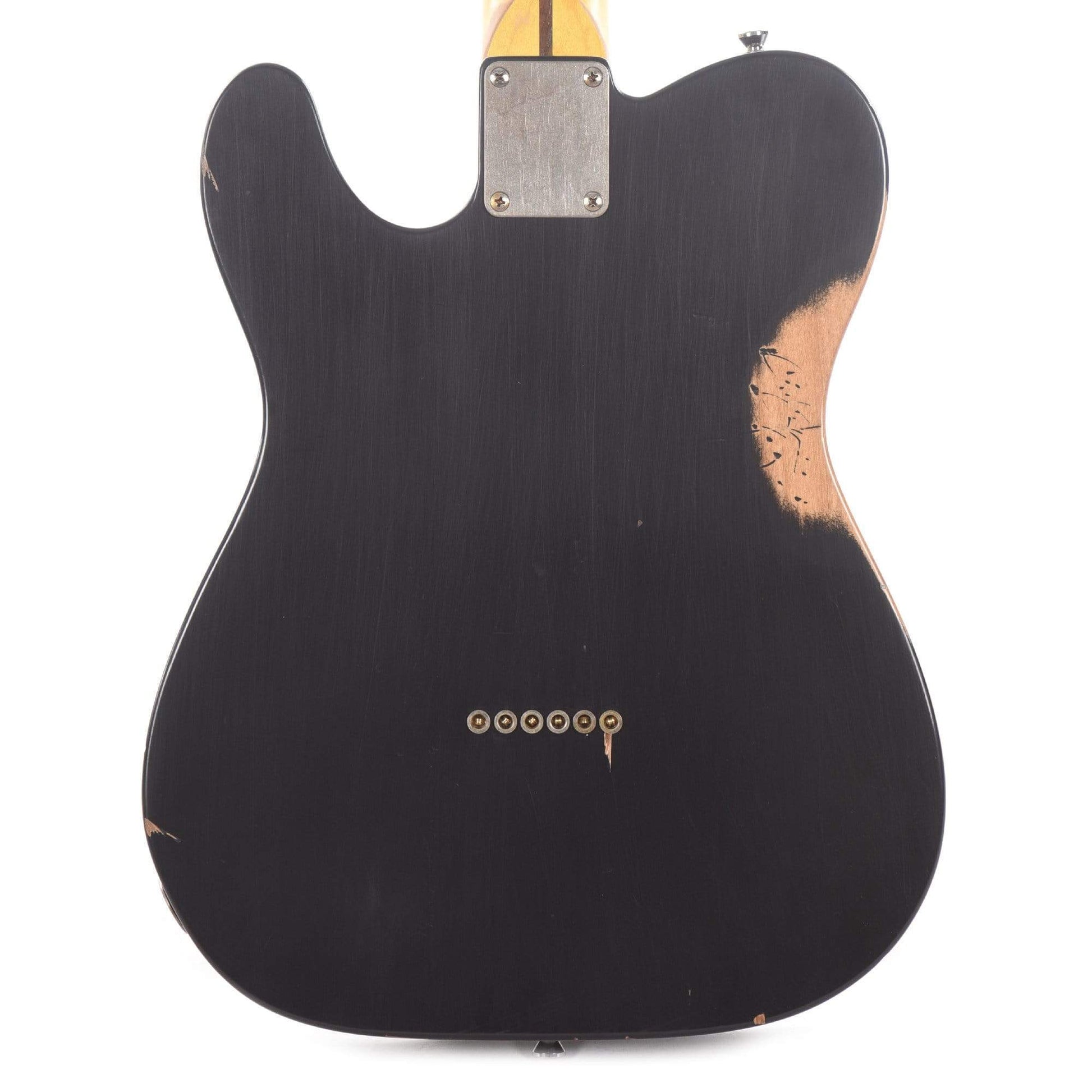 Nash TC-72 Black Medium Relic w/3-Ply Black Pickguard & Lollar Pickups Electric Guitars / Solid Body