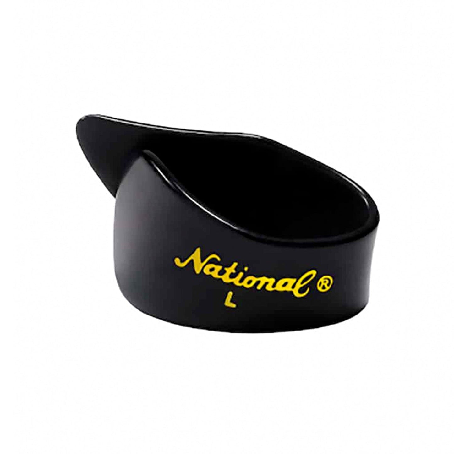 National Celluloid Thumb Picks Large Black 2 Pack (8) Bundle Accessories / Picks