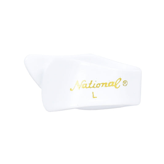 National Celluloid Thumb Picks Large White 4-Pack Accessories / Picks