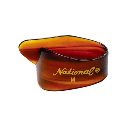 National Celluloid Thumb Picks Medium Tortoise 4 Pack (16) Bundle Accessories / Picks