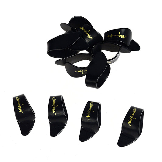 National Picks Thumb Pick Black Large 12 Pack Accessories / Picks