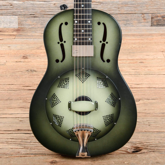 National NRP Green Burst 2011 Acoustic Guitars / Built-in Electronics,Acoustic Guitars / Resonator