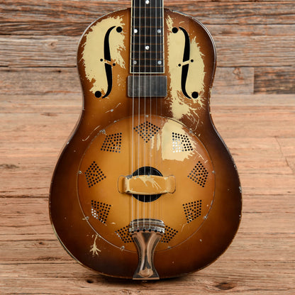 National 1929 Triolian Body w/1990s National Neck Sunburst Acoustic Guitars / Resonator