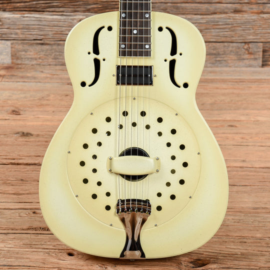 National Collegian Deluxe Aged Ivory Acoustic Guitars / Resonator