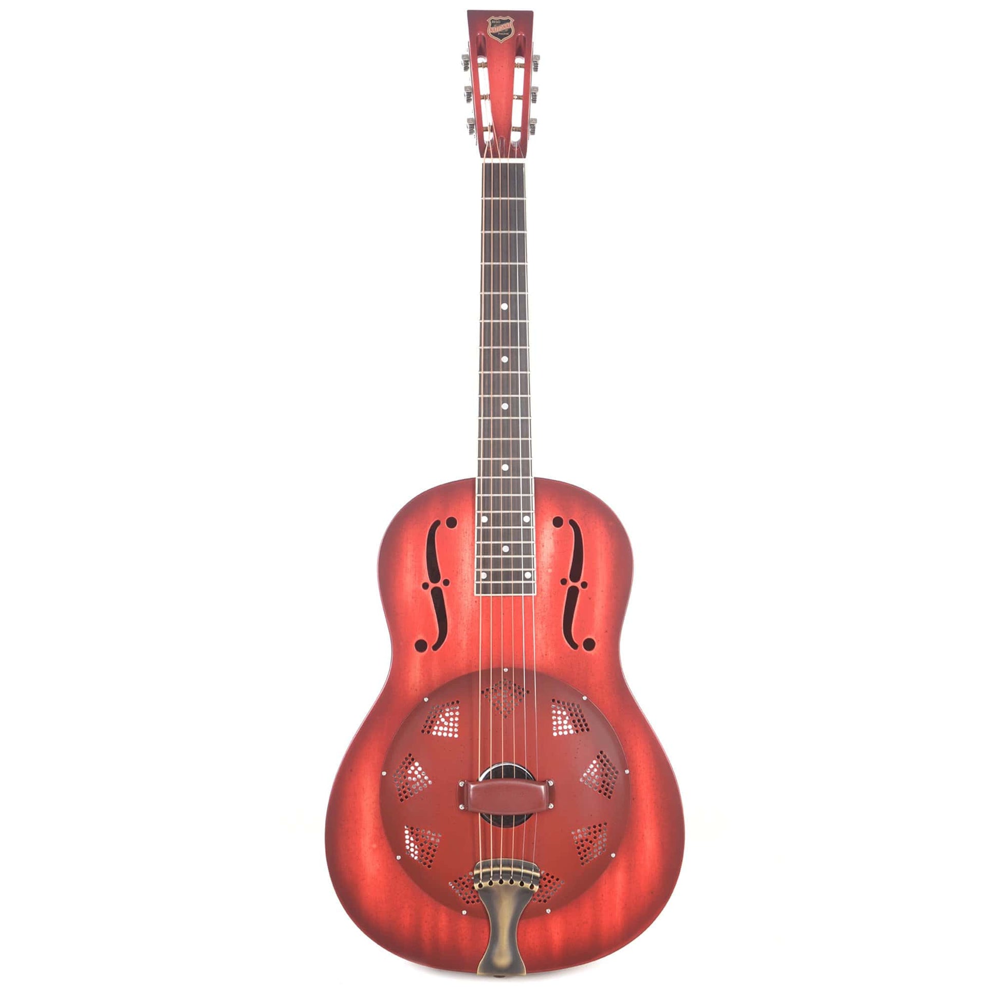 National Custom Triolian Wood Body Red Stain Acoustic Guitars / Resonator