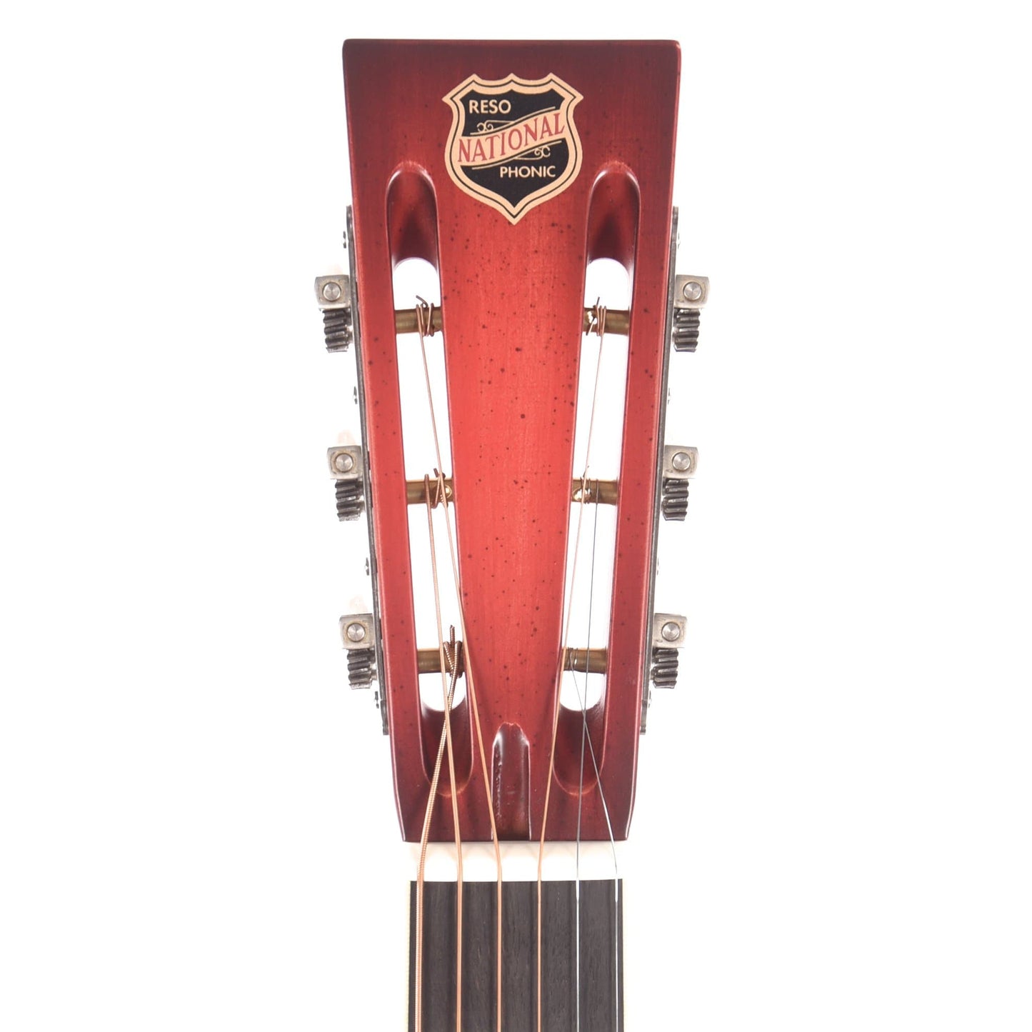National Custom Triolian Wood Body Red Stain Acoustic Guitars / Resonator
