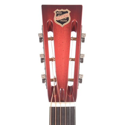 National Custom Triolian Wood Body Red Stain Acoustic Guitars / Resonator