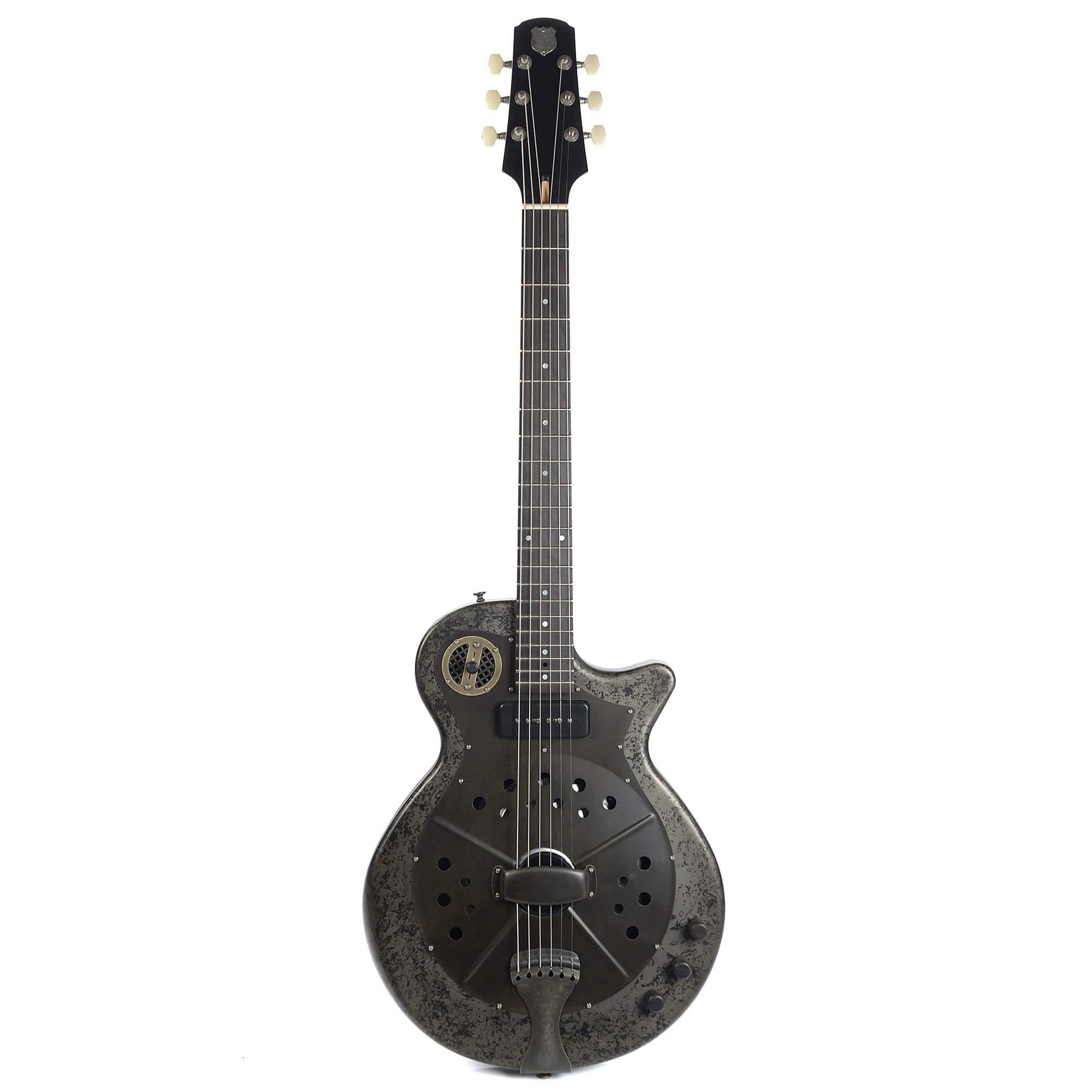 National Pioneer Black Rust Acoustic Guitars / Resonator