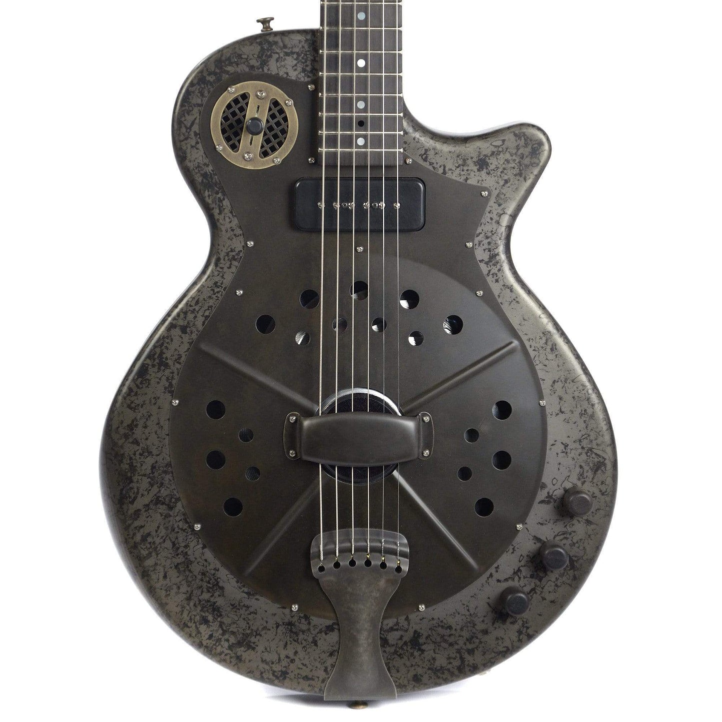 National Pioneer Black Rust Acoustic Guitars / Resonator