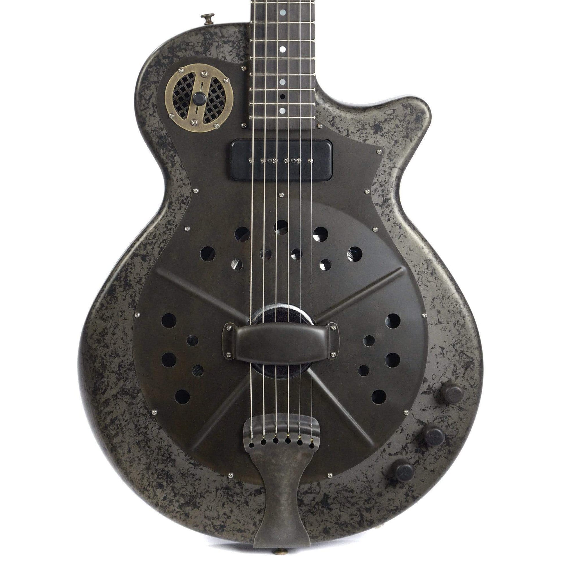 National Pioneer Black Rust Acoustic Guitars / Resonator