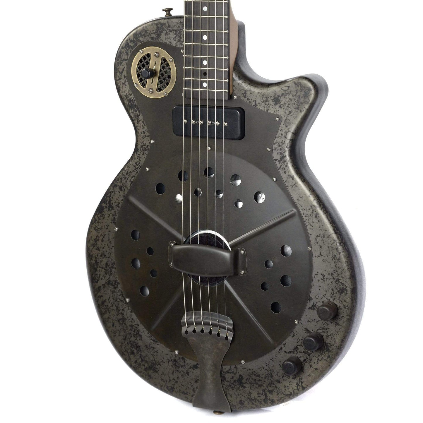 National Pioneer Black Rust Acoustic Guitars / Resonator