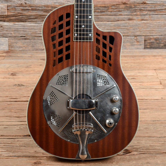 National Reso Rocket Wood Body Natural 2014 Acoustic Guitars / Resonator