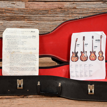 National EG700V-2HB Brown Sunburst 1970s Bass Guitars / 4-String