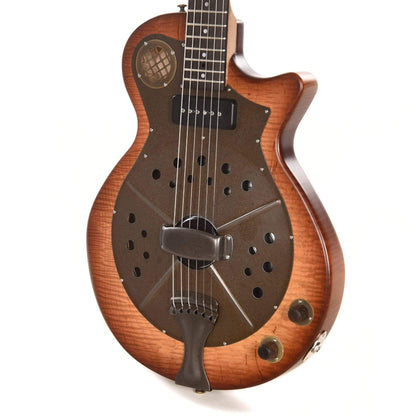 National Custom RP2 Pioneer Figured Maple Tobacco Burst w/Lollar P90 Electric Guitars / Semi-Hollow