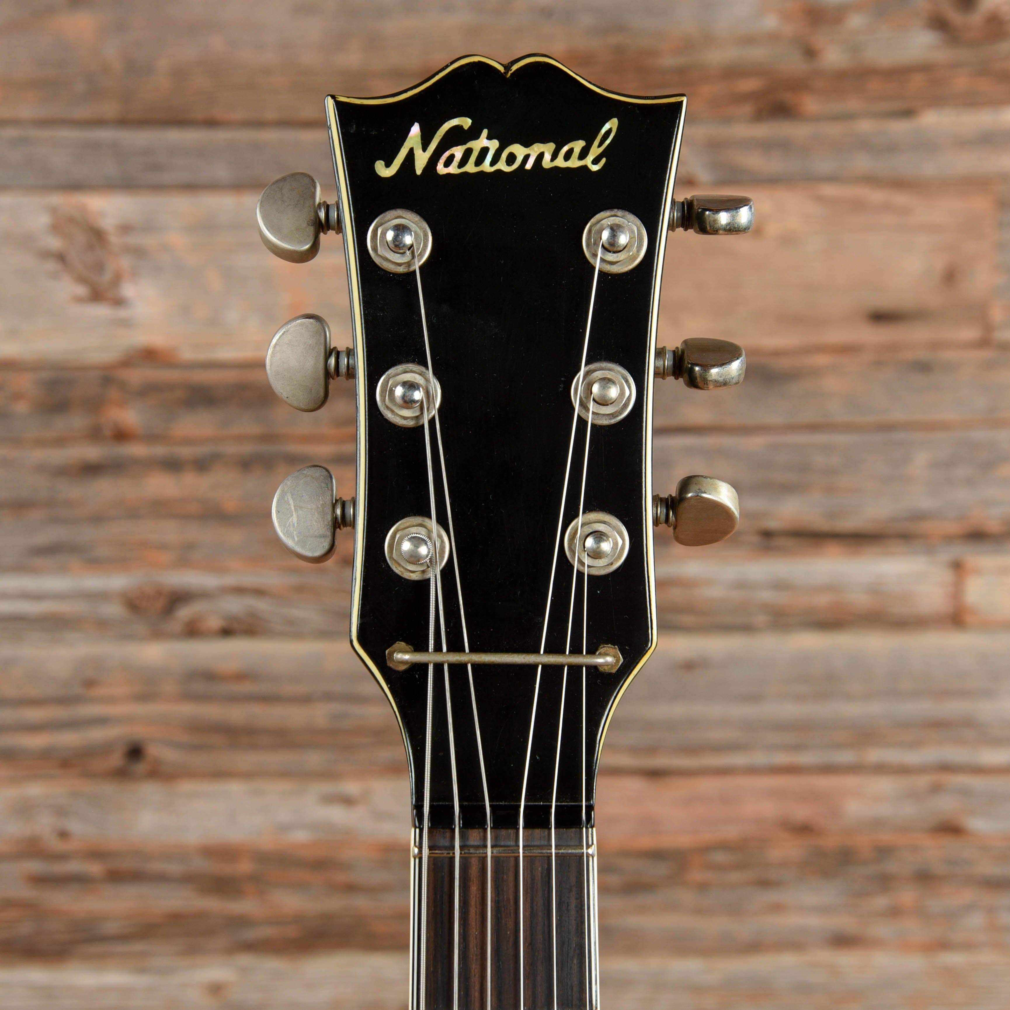 National EG-685 Walnut 1970s Electric Guitars / Semi-Hollow