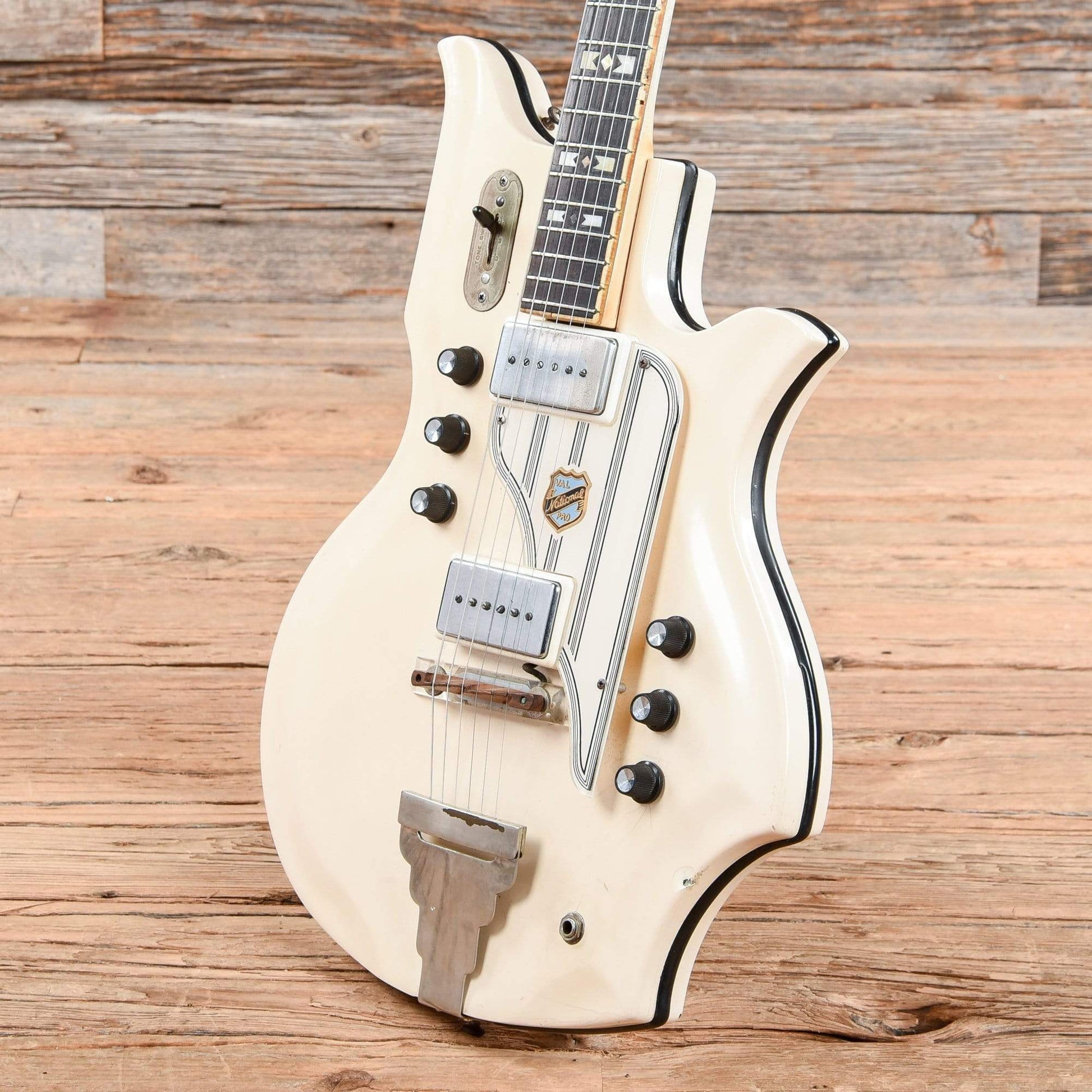 National Glenwood 99 Snow White 1960s Electric Guitars / Solid Body