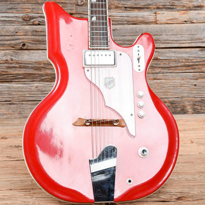 National Val-Pro 82 Vermillion Red 1961 Electric Guitars / Solid Body