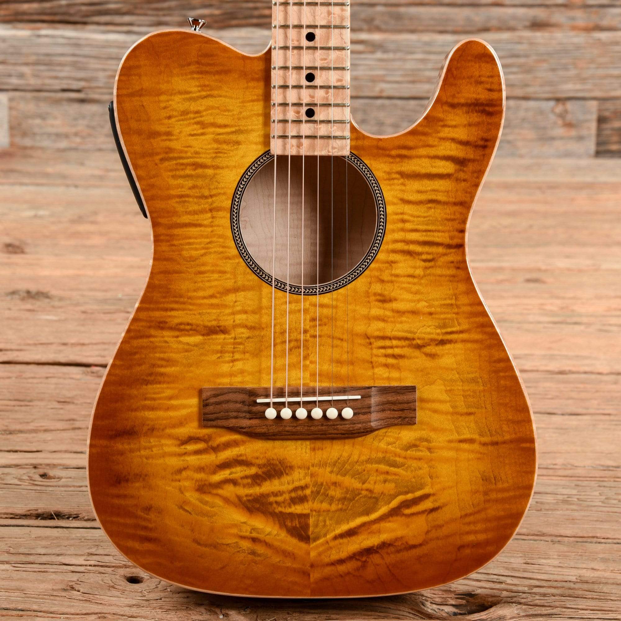 Neville T-Style Acoustic Sunburst Acoustic Guitars / Built-in Electronics