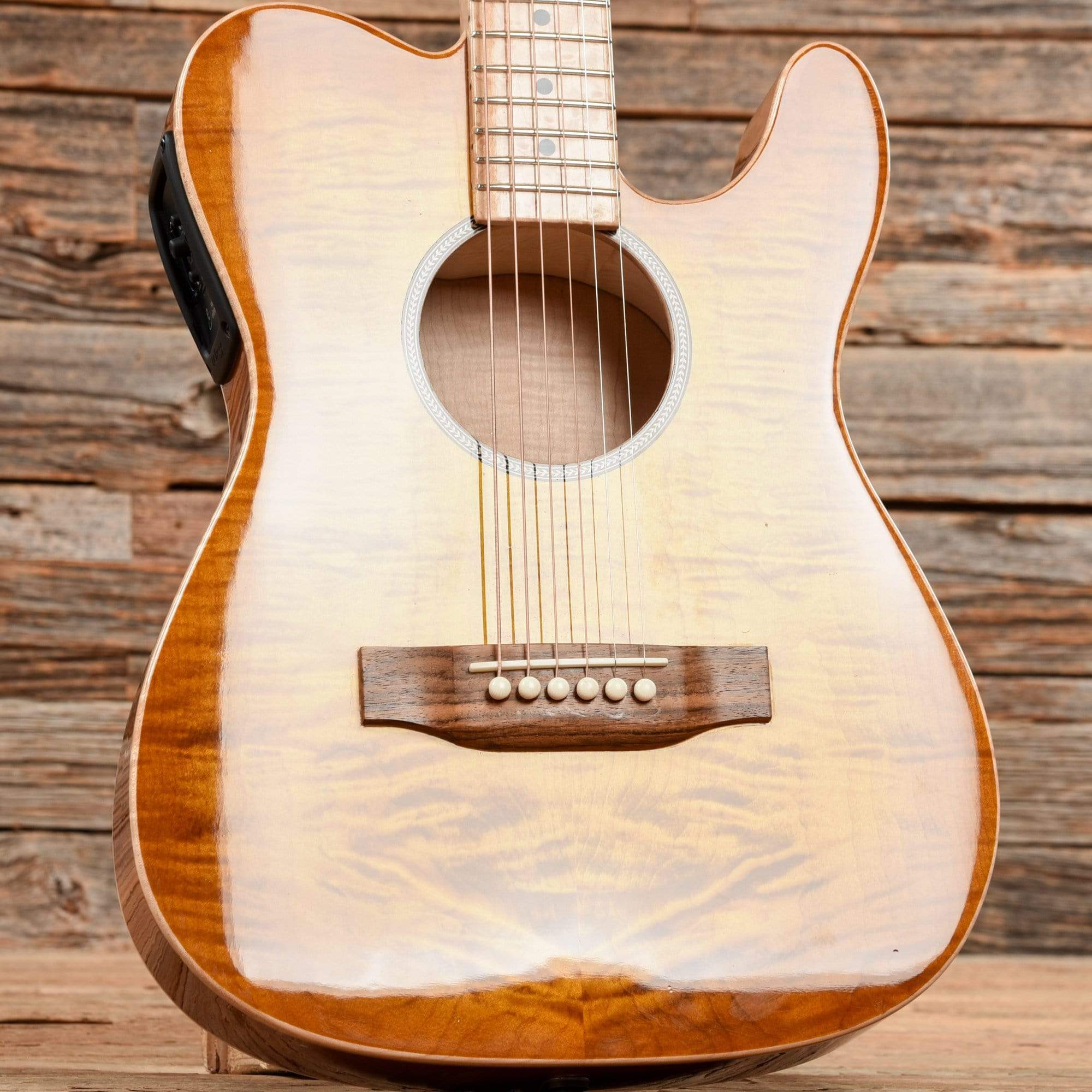 Neville T-Style Acoustic Sunburst Acoustic Guitars / Built-in Electronics