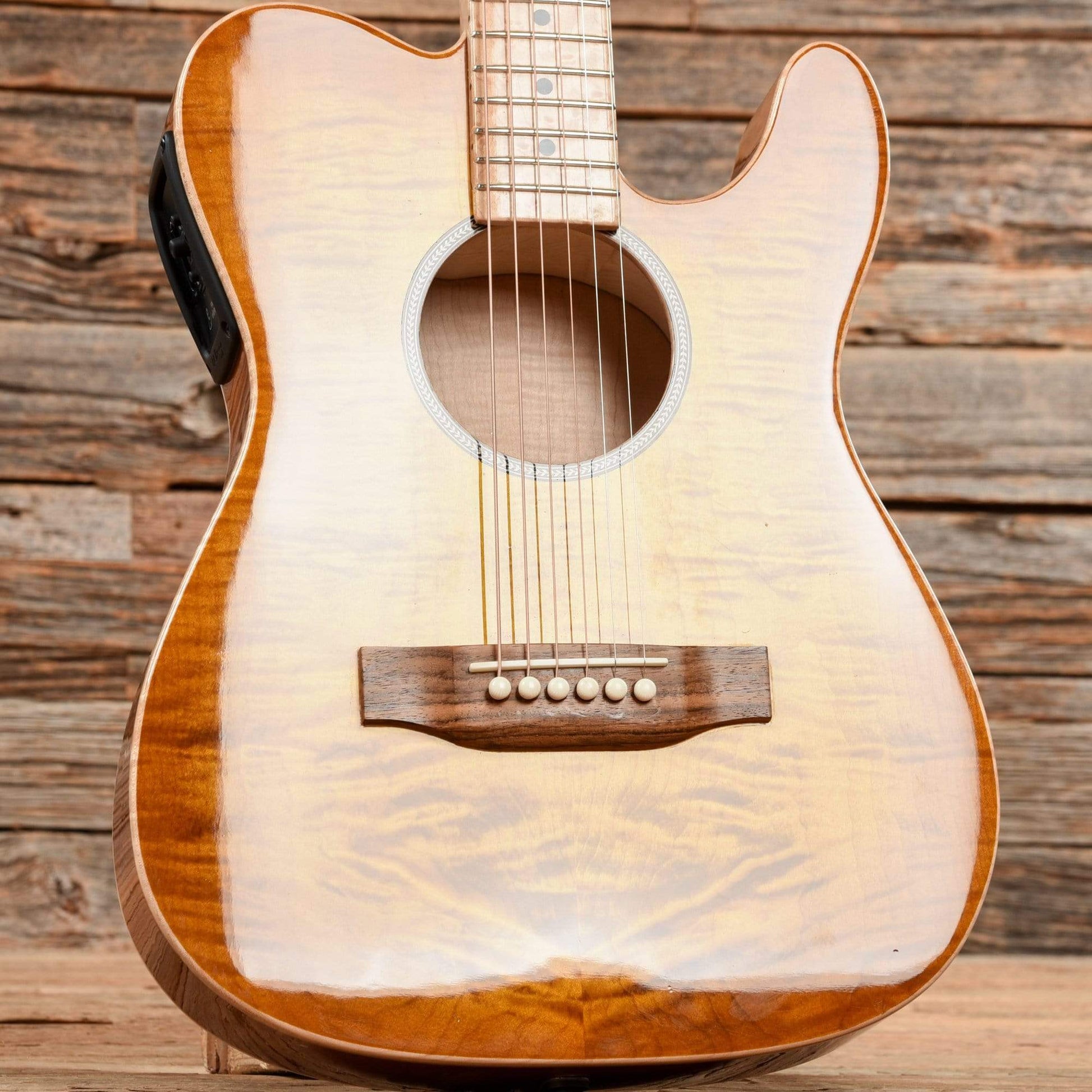 Neville T-Style Acoustic Sunburst Acoustic Guitars / Built-in Electronics