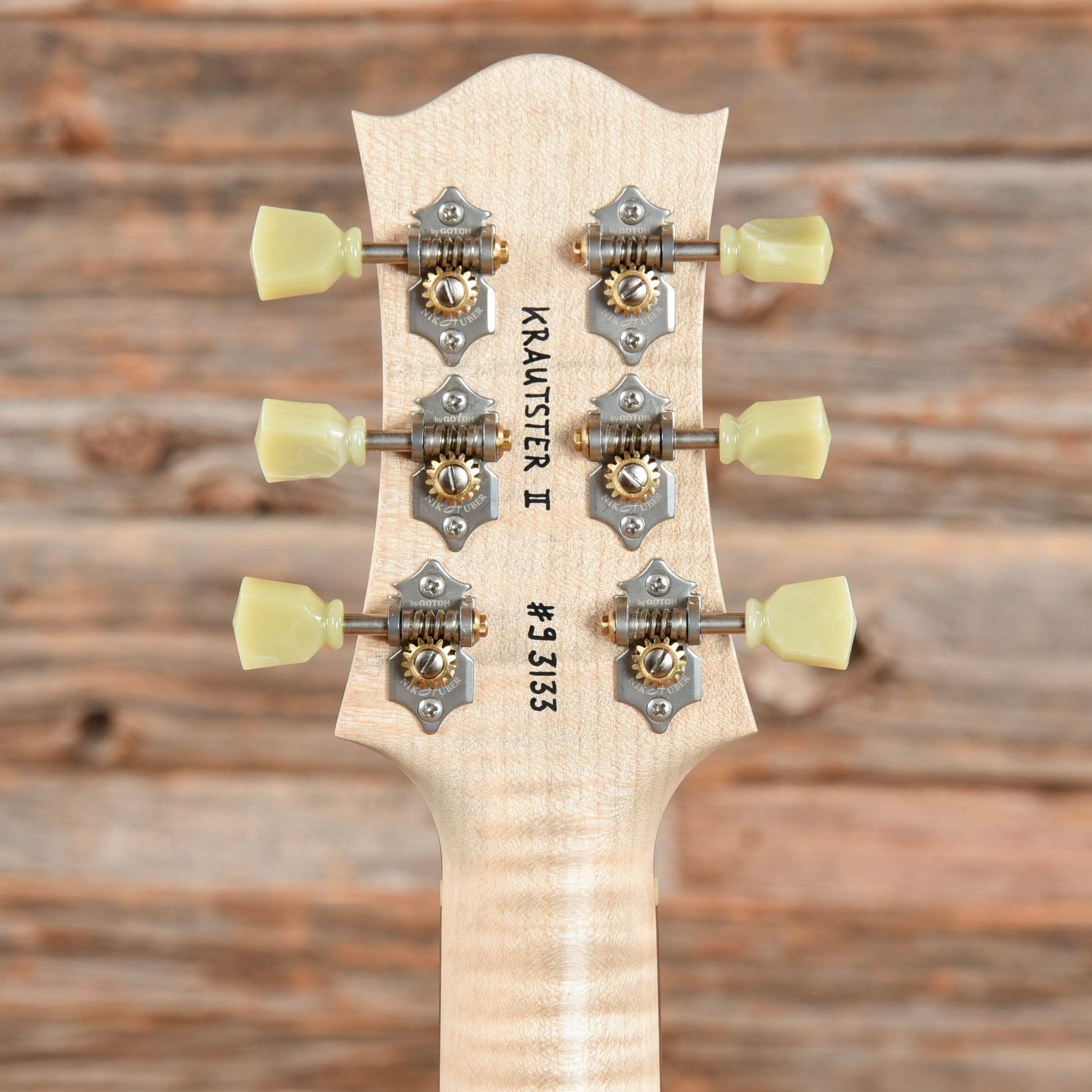 Nik Huber Krautster II Goldtop Electric Guitars / Solid Body