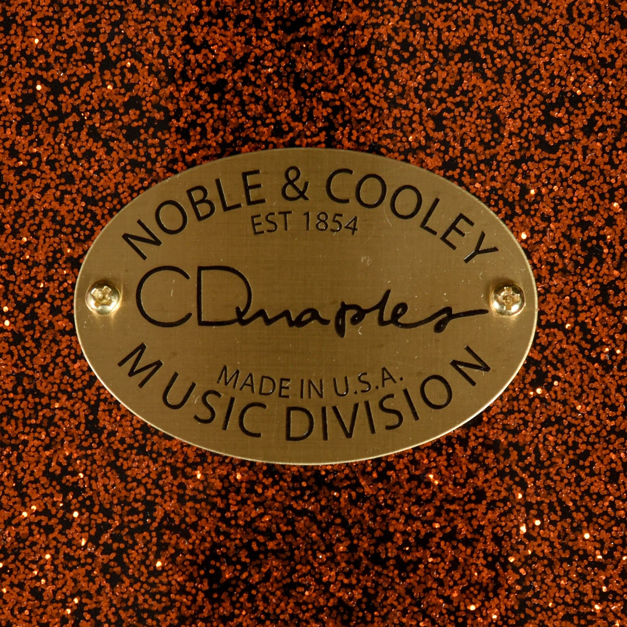 Noble & Cooley CD Maple 10/12/16/22/4pc. Drum Kit Copper Sparkle w