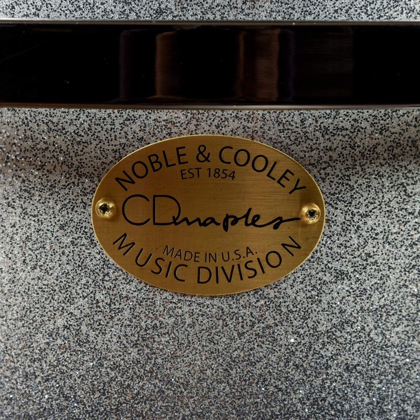 Noble & Cooley CD Maple 10/12/16/22 4pc. Drum Kit Milky Way w/Black Nickel Hardware Drums and Percussion / Acoustic Drums / Full Acoustic Kits