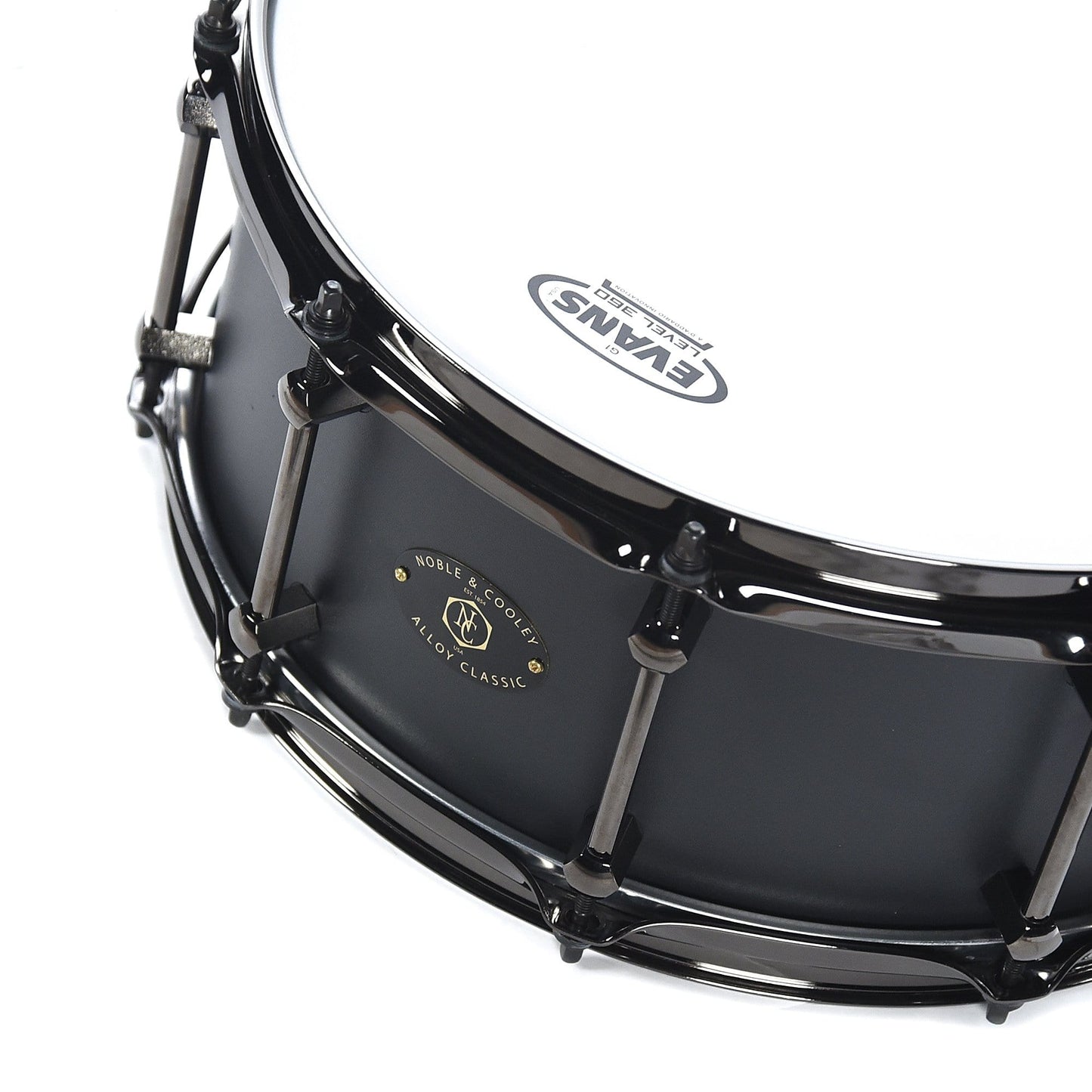 Noble & Cooley 6x14 Alloy Classic Snare Drum Black Drums and Percussion / Acoustic Drums / Snare