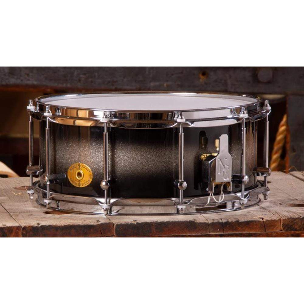 Noble & Cooley 6x14 Beech Solid Shell Classic Snare Drum Silver Sparkle Black Burst Drums and Percussion / Acoustic Drums / Snare