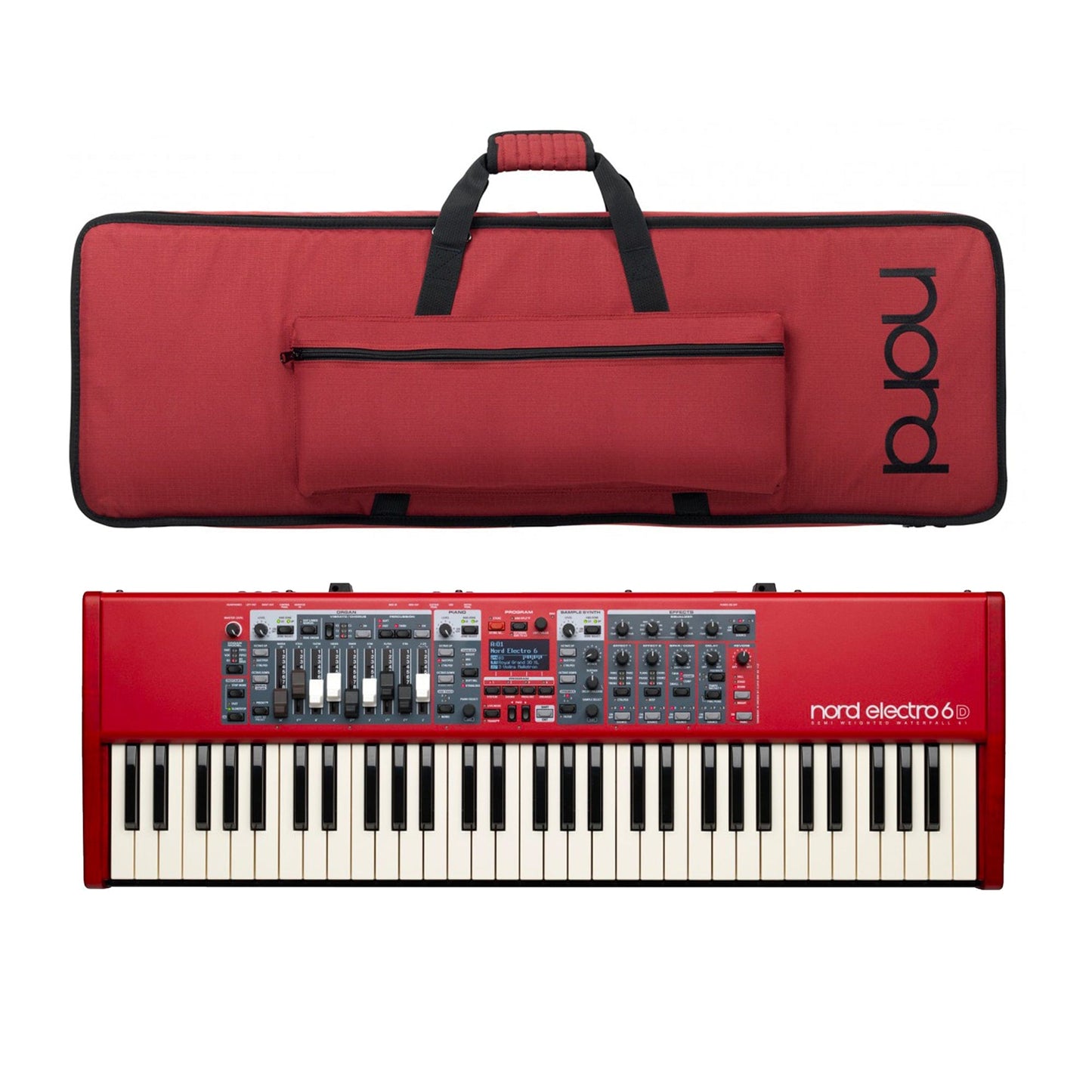 Nord Electro 6D 61-Key Semi-Weighted Keyboard and 61 Key Soft Case Bundle Keyboards and Synths / Synths / Digital Synths