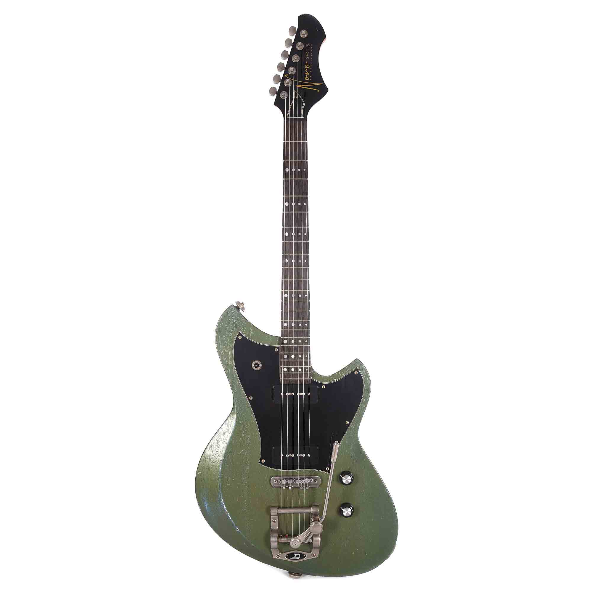 Novo Sectis Aged Pelham Blue w/ThroBak P90s Electric Guitars / Solid Body