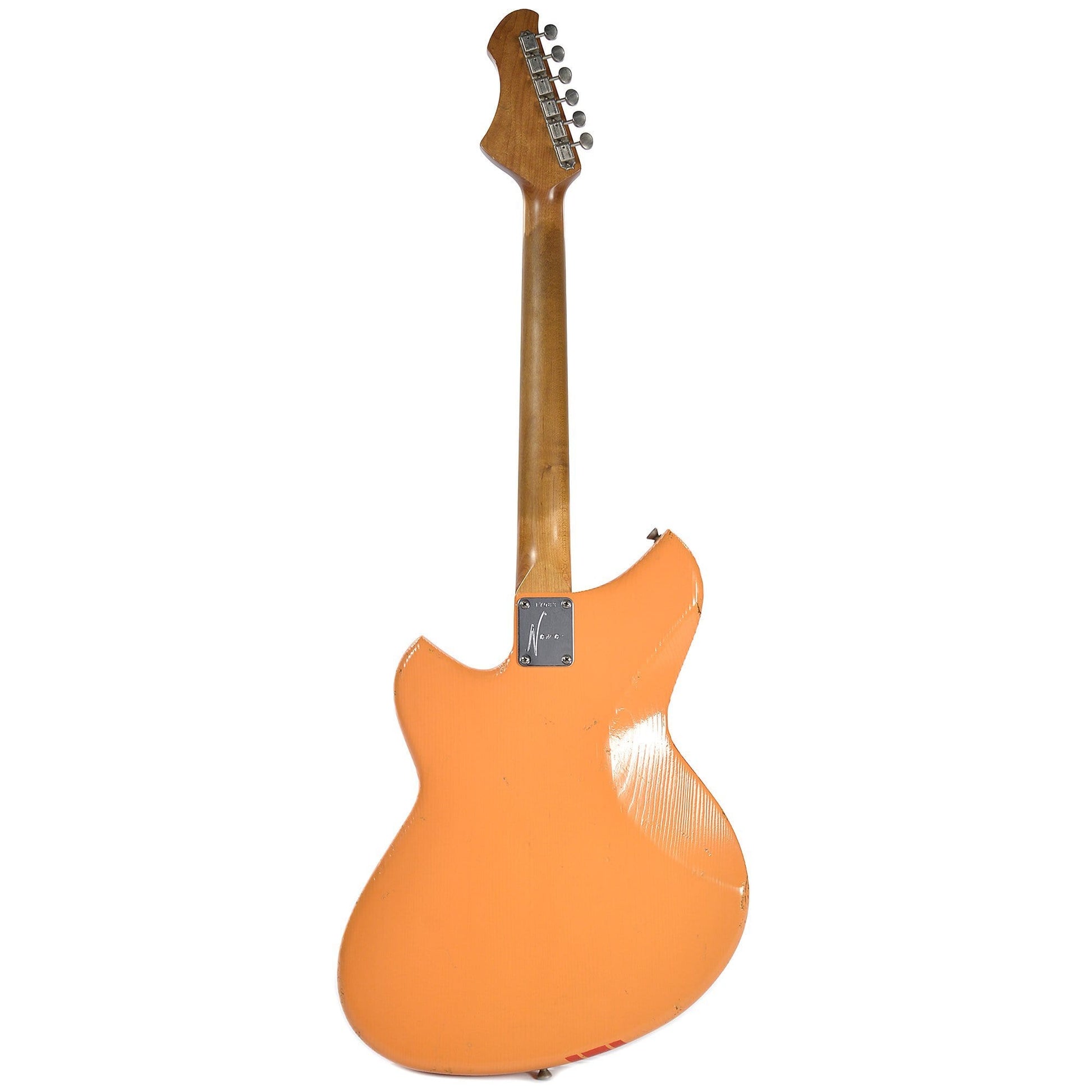Novo Serus J Competition Orange w/Amalfitano P90s & Mono Hybrid Case Electric Guitars / Solid Body