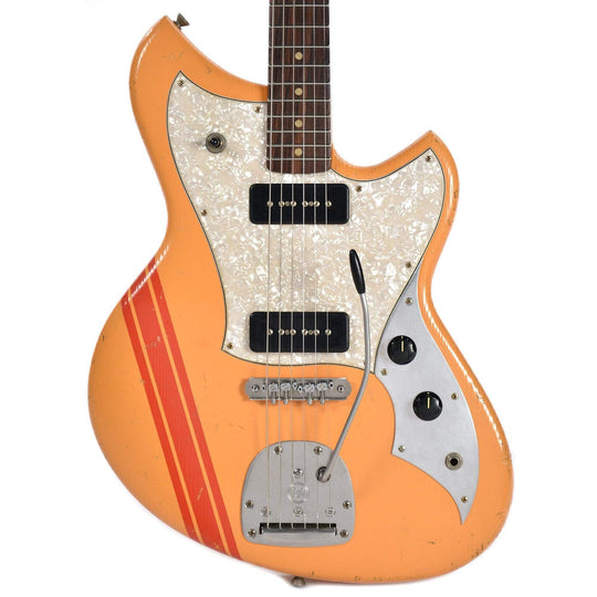 Novo Serus J Competition Orange w/Amalfitano P90s & Mono Hybrid Case Electric Guitars / Solid Body