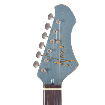 Novo Serus J Pelham Blue Over Gold w/Fralin P90s & Gold Anodized Pickguard Electric Guitars / Solid Body