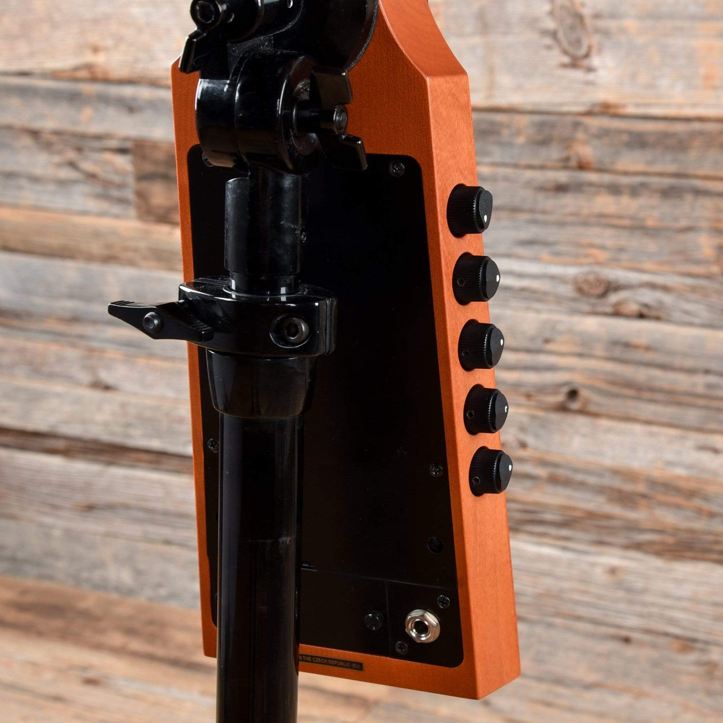 NS Design CR4 4-String Fretted Omni Bass w/Tripod & Boomerang Strap Amber Stain Bass Guitars / 4-String