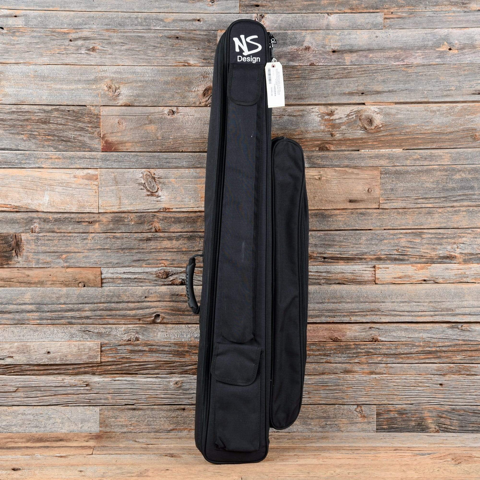 NS Design CR4 4-String Fretted Omni Bass w/Tripod & Boomerang Strap Amber Stain Bass Guitars / 4-String