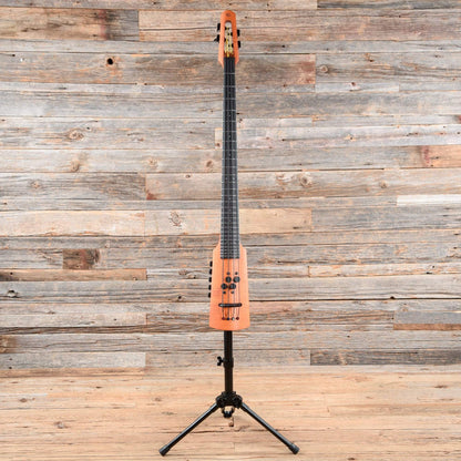 NS Design CR4 4-String Fretted Omni Bass w/Tripod & Boomerang Strap Amber Stain Bass Guitars / 4-String