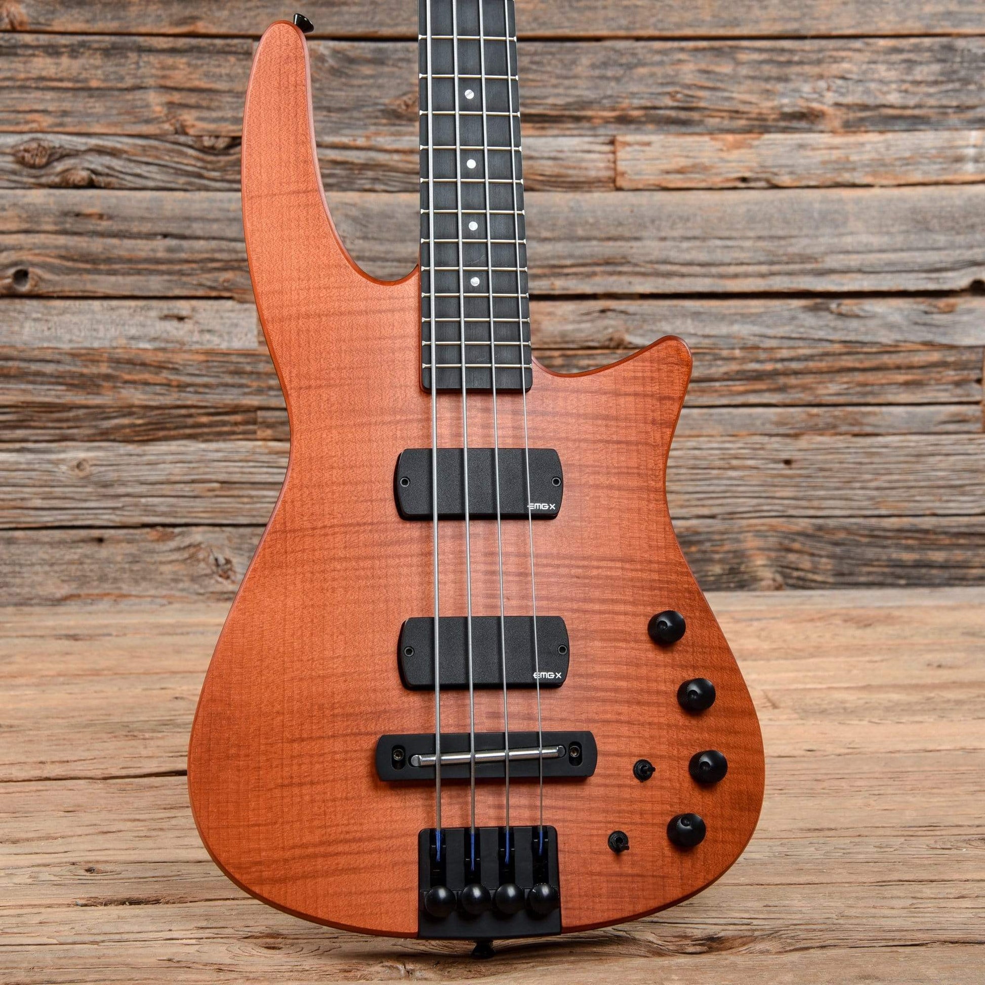 NS Design CR4 Radius Bass Guitar Amber Satin 2017 Bass Guitars / 4-String