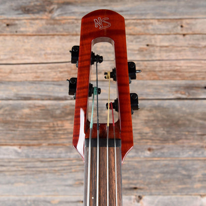NS Design WAV4 Electric Upright Bass Amberburst 2017 Bass Guitars / 4-String