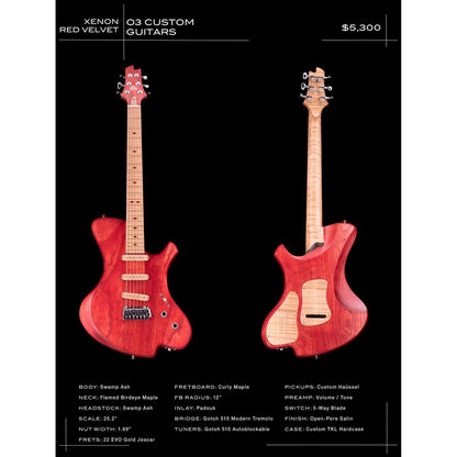 O3 Customs Xenon Red Velvet
