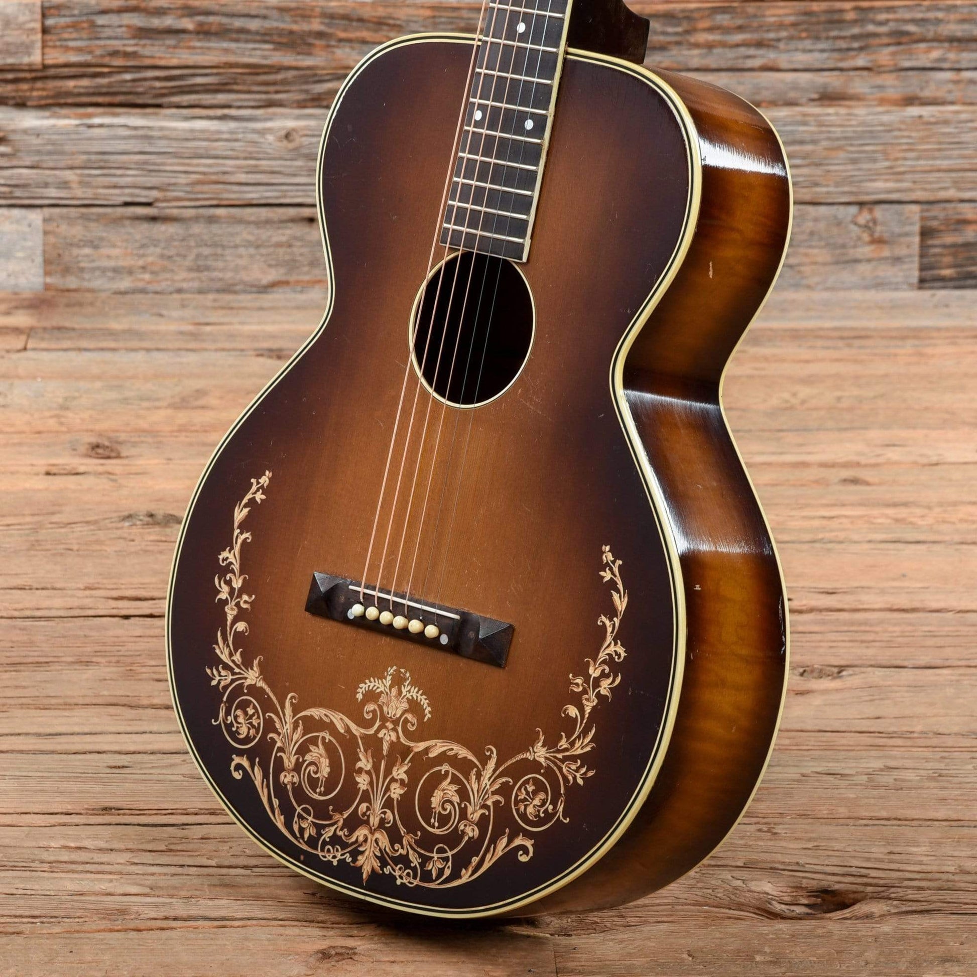 Oahu Model 71K Square Neck Hawaiian Sunburst 1935 Acoustic Guitars / Parlor