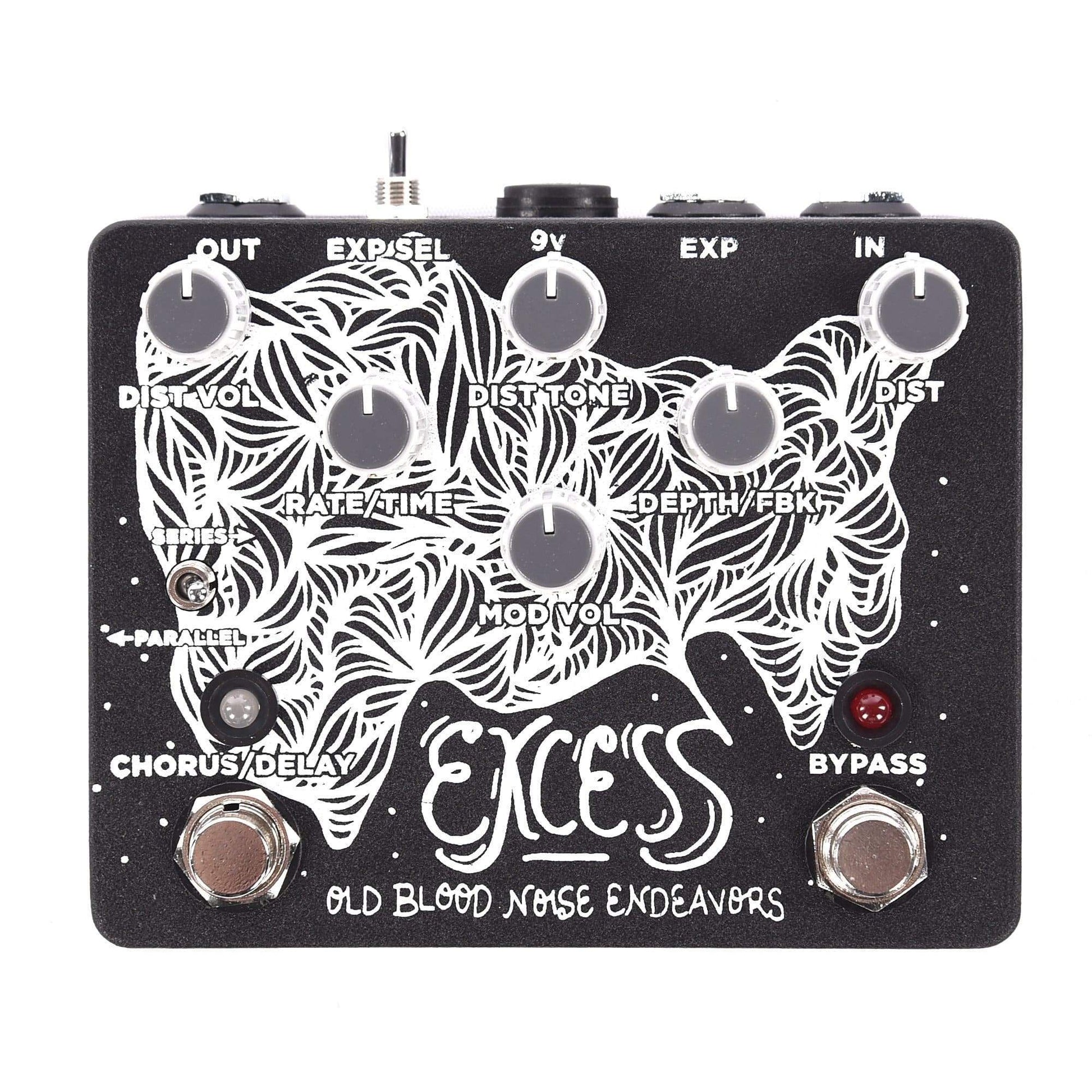 Old Blood Noise Excess Distortion Chorus/Delay Black Effects and Pedals / Distortion