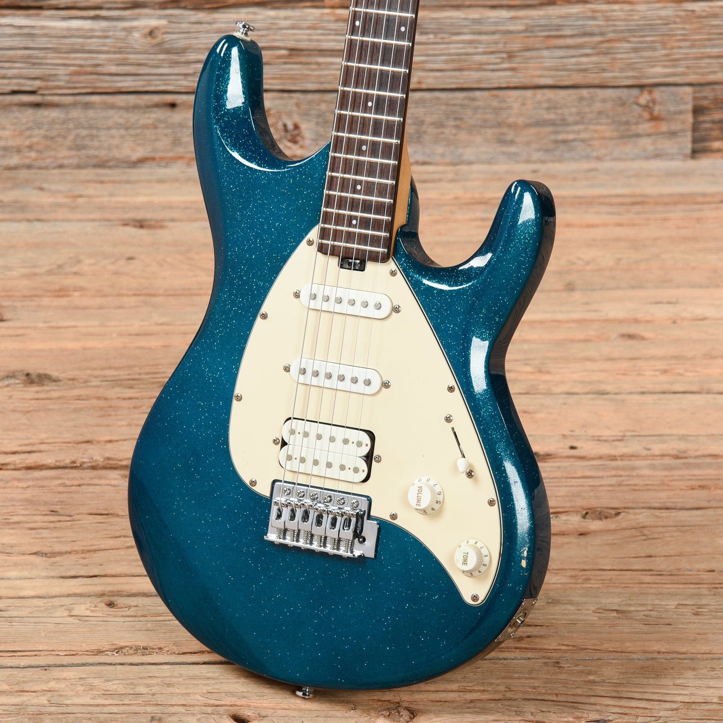OLP MM4 Blue Sparkle Electric Guitars / Solid Body