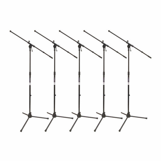 On Stage Stands Euroboom Microphone Stand 5 Pack Bundle Accessories / Stands