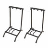 On-Stage Stands GS7361 3-Space Foldable Multi Guitar Rack 2 Pack Bundle Accessories / Stands