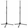 On-Stage Stands MS7700B Euro-Style Tripod Base Mic Stand 2 Pack Bundle Accessories / Stands