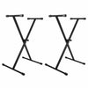 On Stage Stands KS7190 Single-X Keyboard Stand 2 Pack Bundle Keyboards and Synths / Keyboard Accessories / Stands